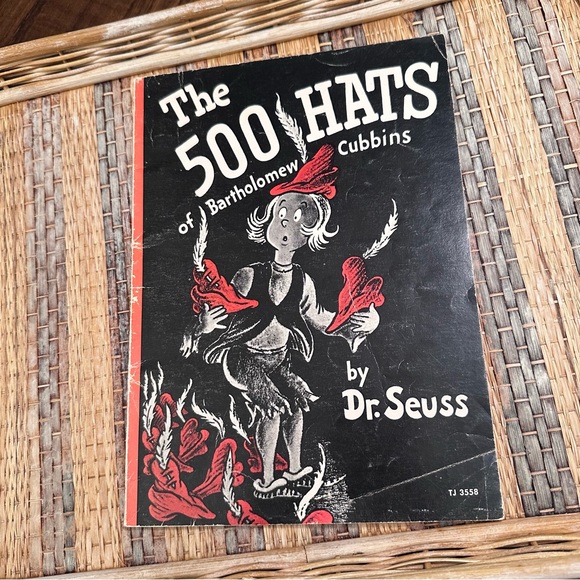Dr. Seuss The 500 Hats of Bartholomew Cubbins, Vintage 1966 Paperback Scholastic - Picture 1 of 9